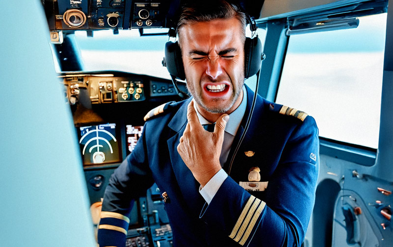 Barodontalgia: El Dolor Dental que Puede Afectar a los Pilotos en Pleno Vuelo